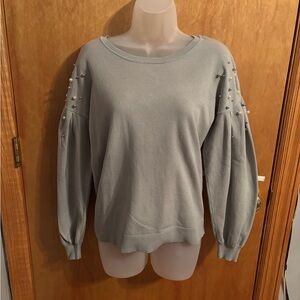 INC International Concepts Light Green Sweater